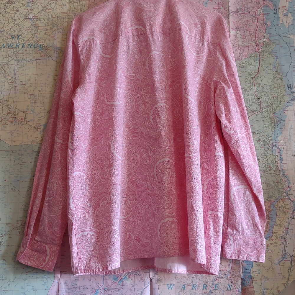 Delicate paisley detail button down shirt - Picture 5 of 7